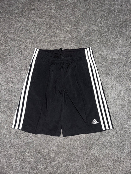Adidas Black 3 Stripes Short - Large