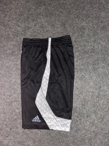 Adidas Black & White Zig Zag Textured Short - Medium