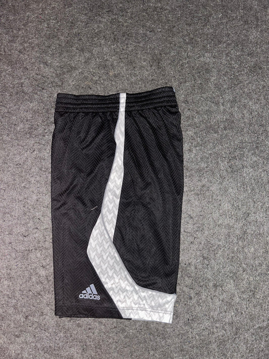 Adidas Black & White Zig Zag Textured Short - Medium