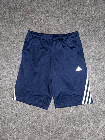 Adidas Blue 3 Stripes Short - Medium