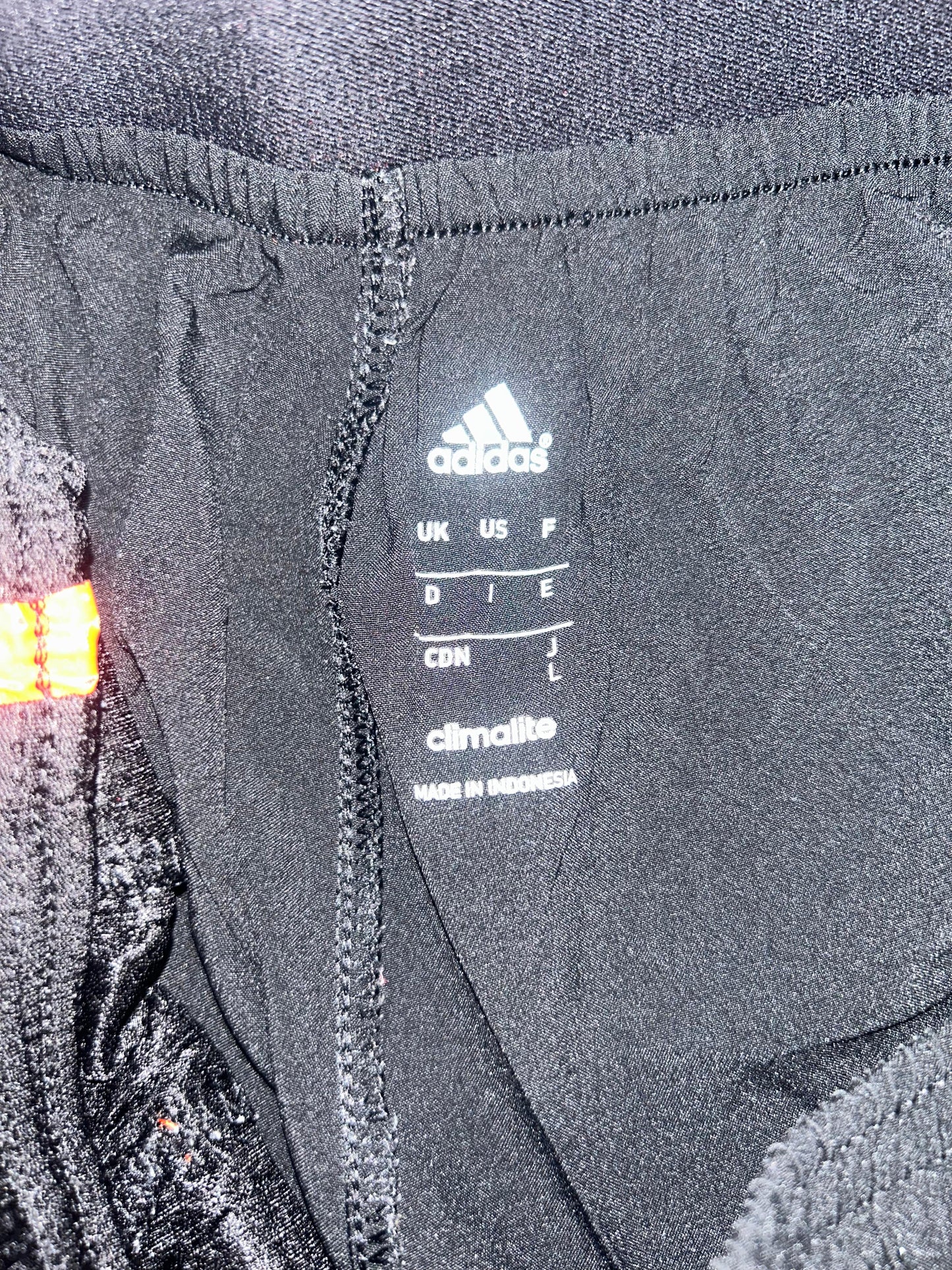 Adidas Black & orange Pockets Short - Large