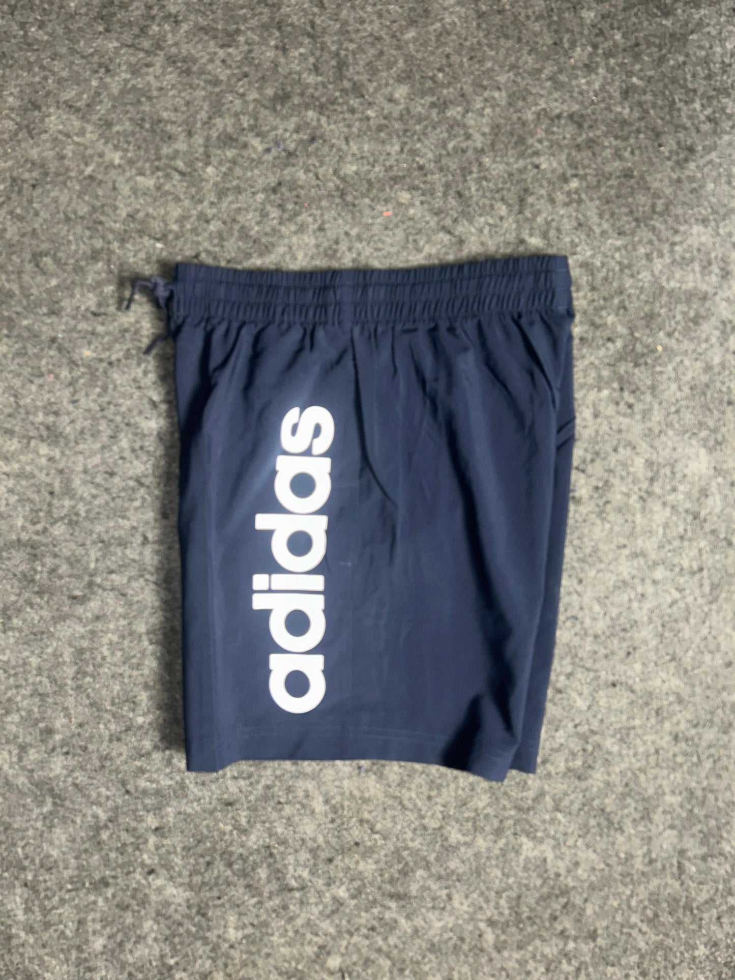 Adidas Blue Big Logo Short - Medium