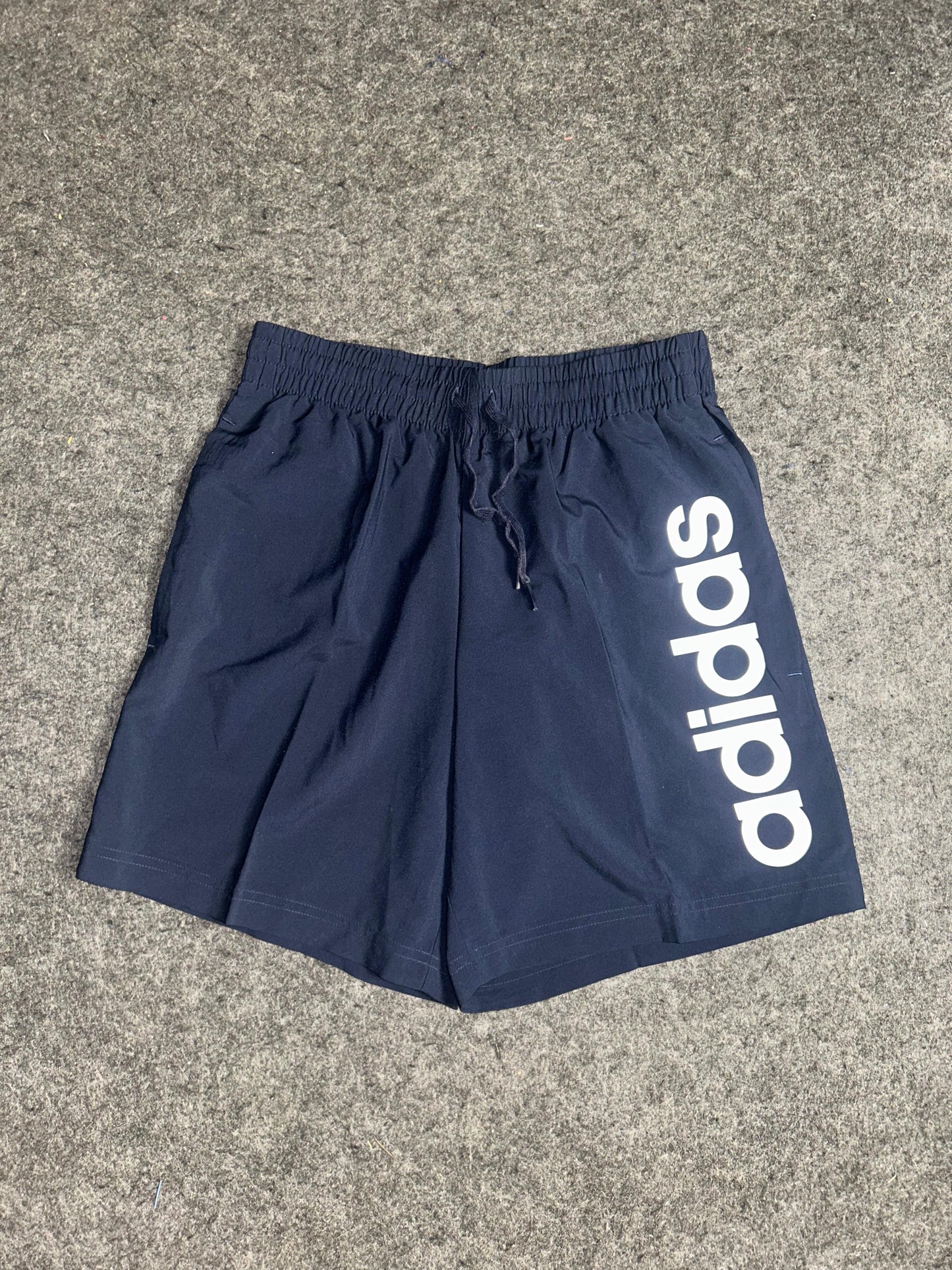 Adidas Blue Big Logo Short - Medium