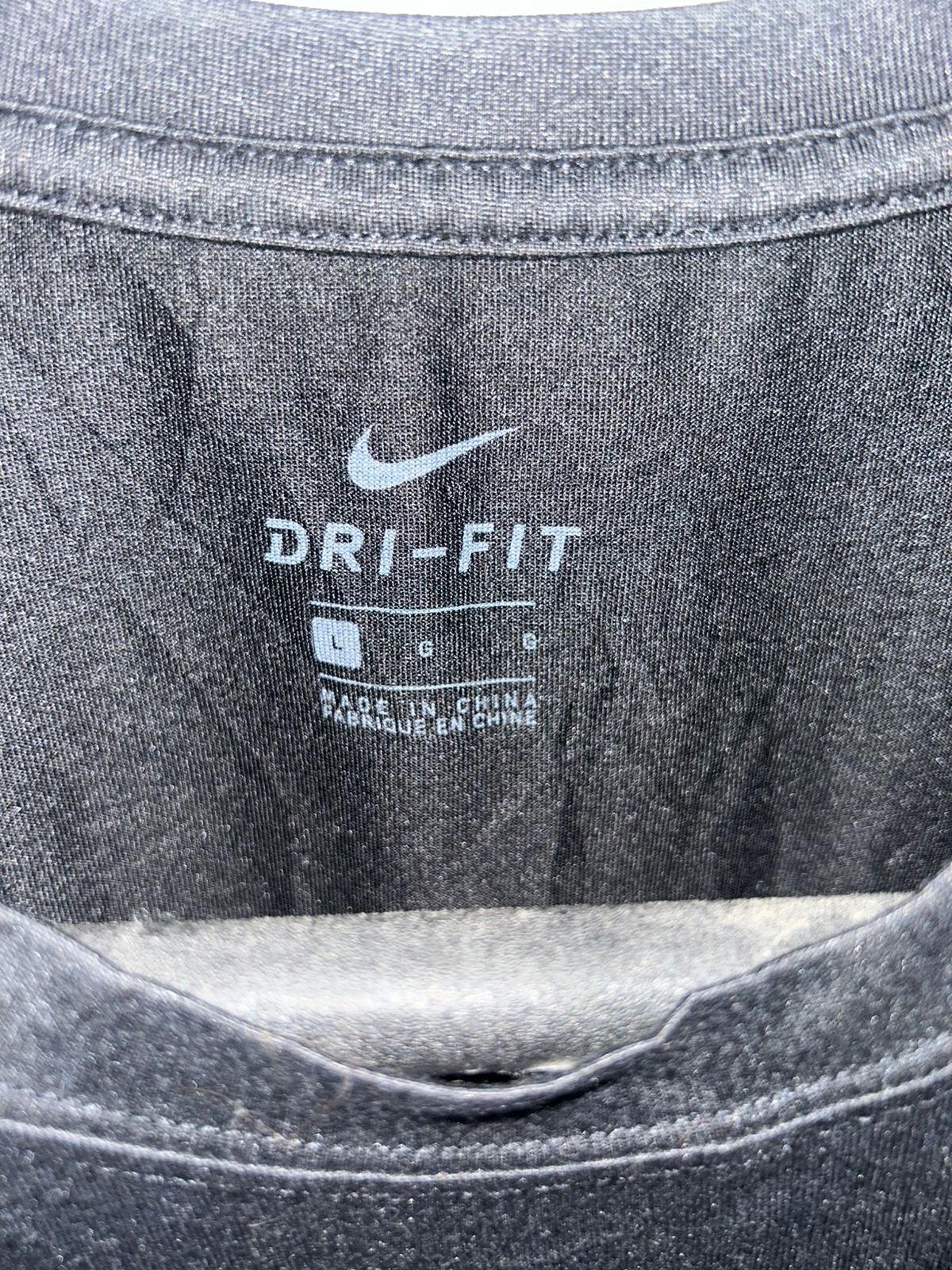 Nike Plain Black (Just Do It ) - Large