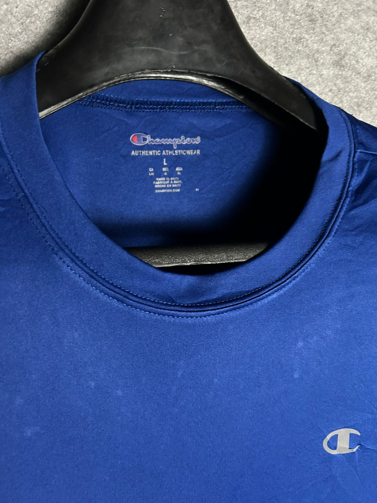 Champion Royal Blue Round Tee - Large