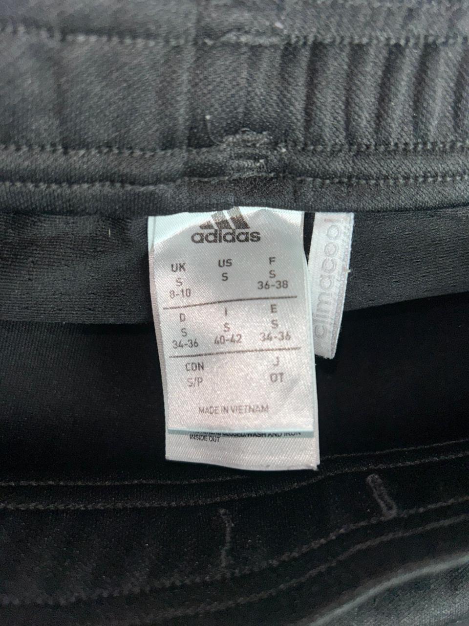 Adidas Black & White Strips Trouser - Small