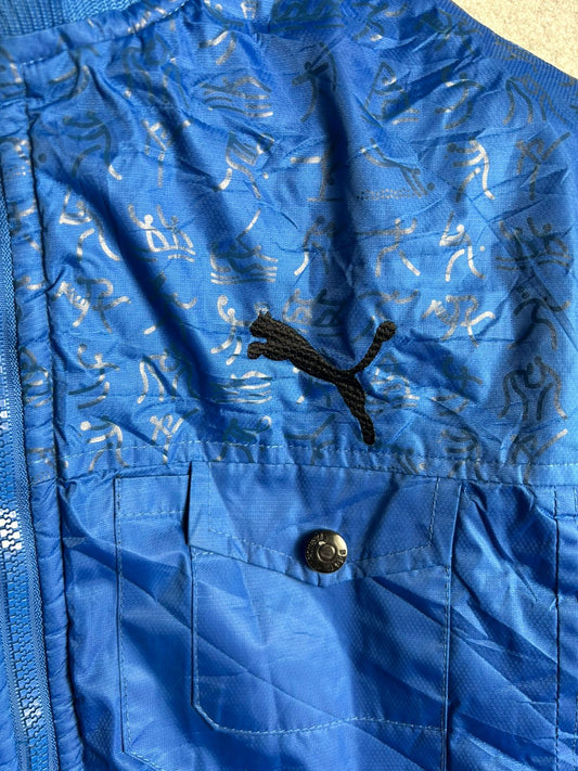 Puma Blue Double Sided Jacket - Small