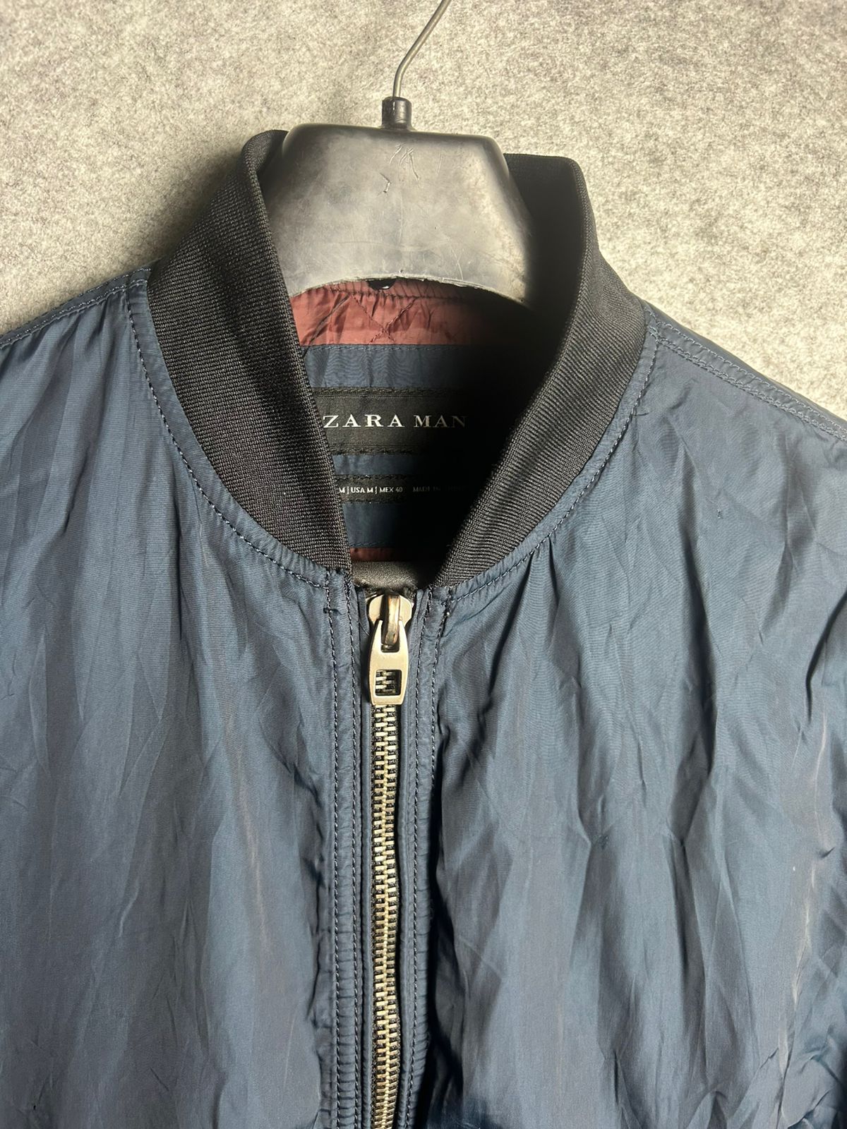 Zara Man Navy Blue Jacket - Medium