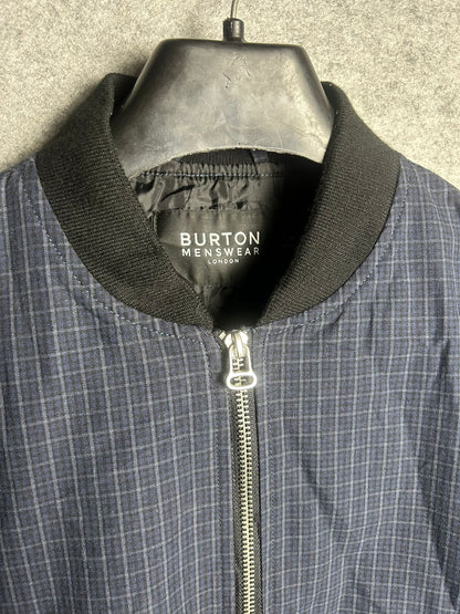 Burton Menswear Navy Blue Jacket - Medium