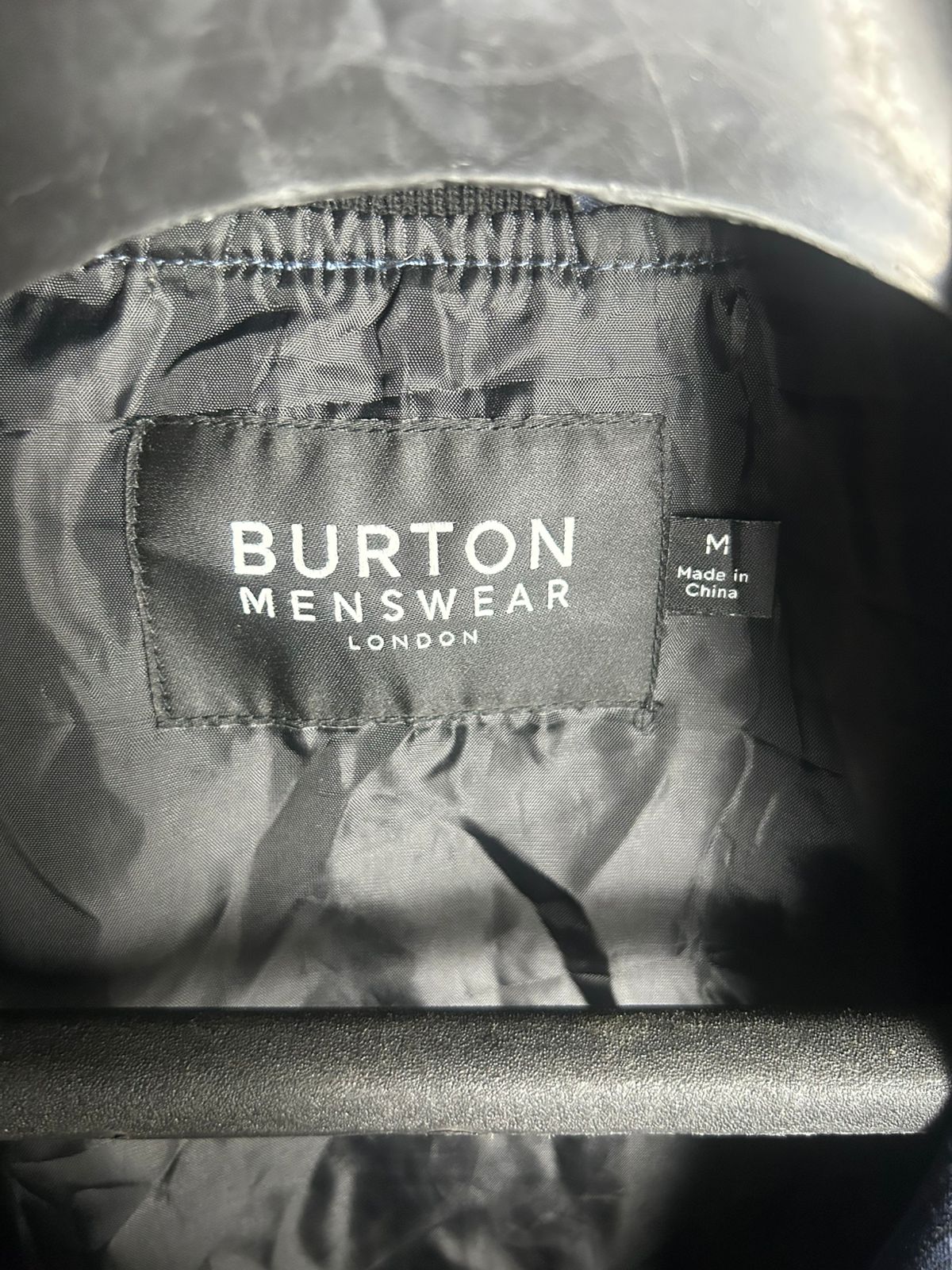 Burton Menswear Navy Blue Jacket - Medium