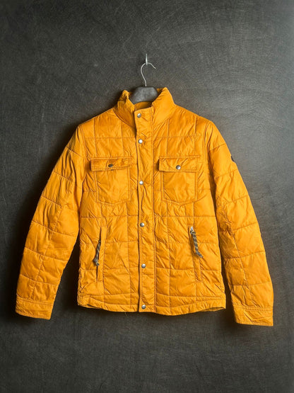 Jack & Jones Light Orange Puffer Jacket - Medium