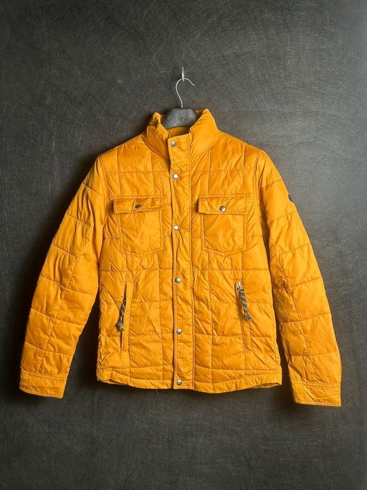 Jack & Jones Light Orange Puffer Jacket - Medium