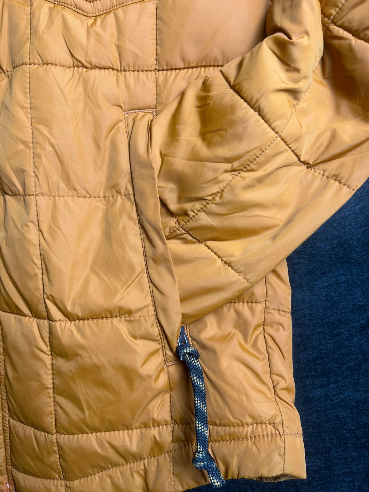 Jack & Jones Light Orange Puffer Jacket - Medium