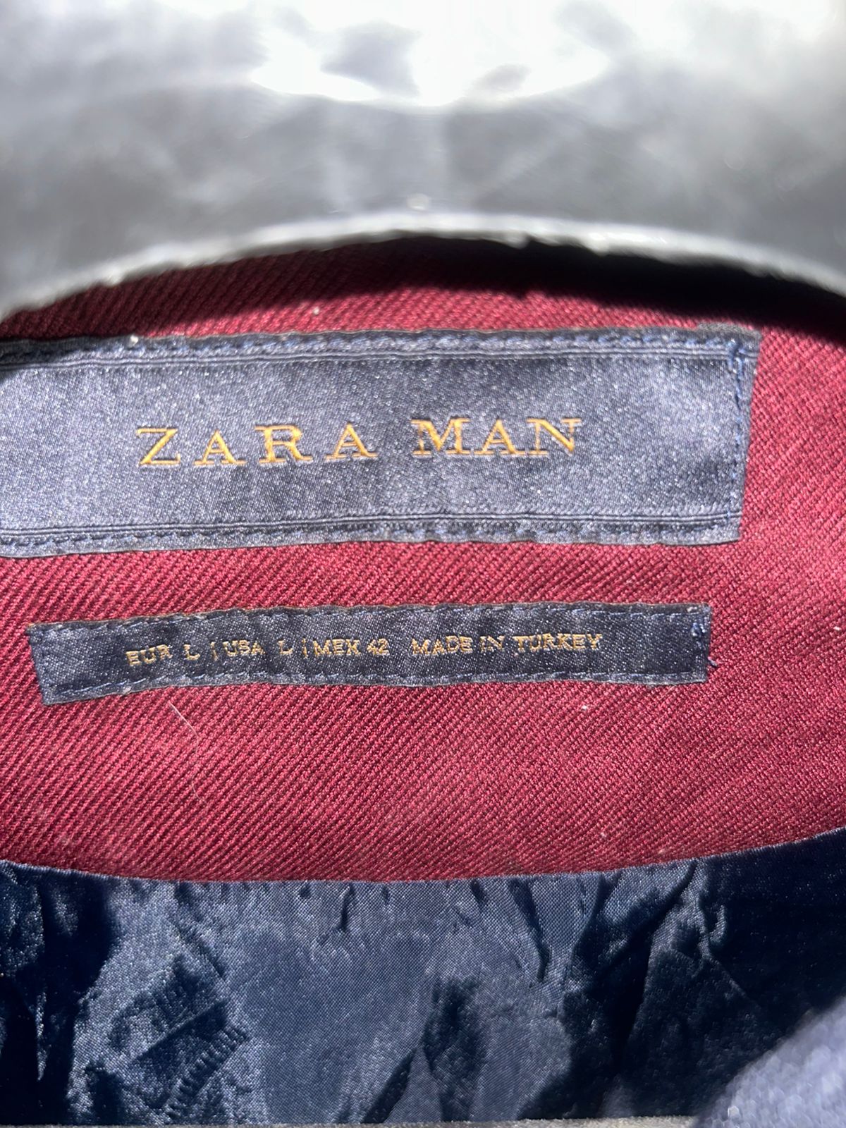 Zara Man Burgundy Jacket - Large