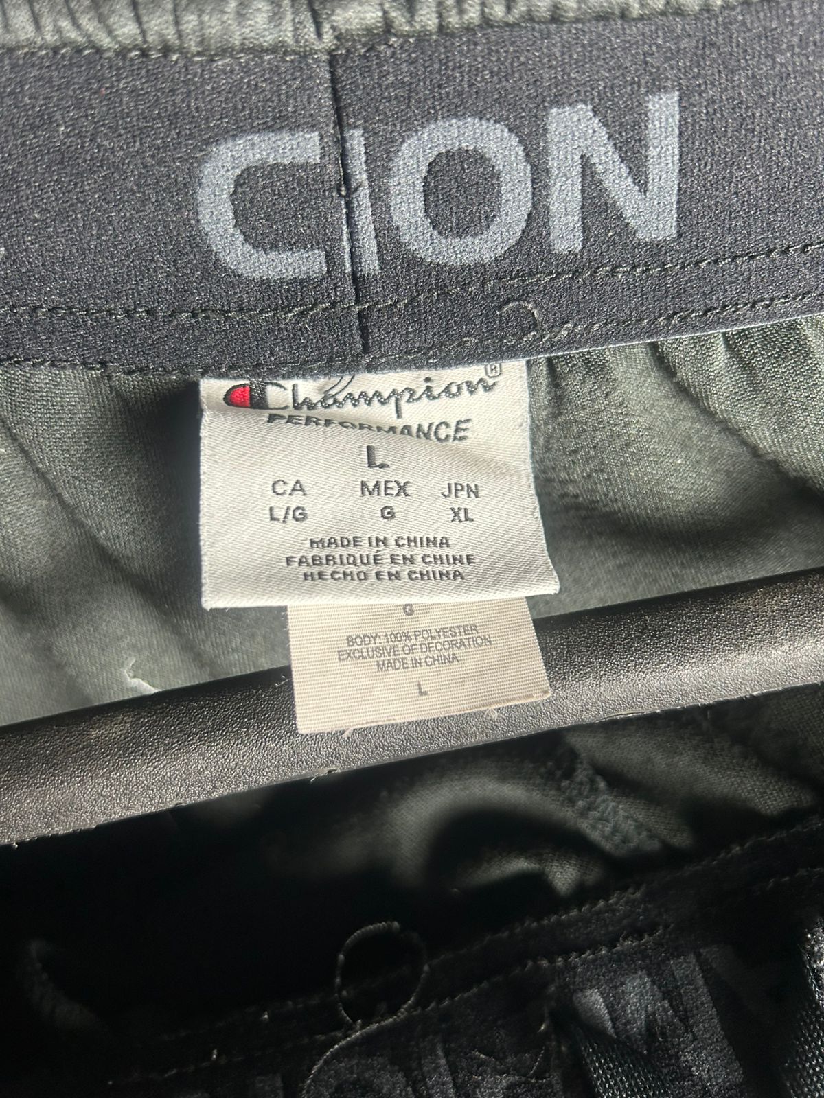 Champion Performance Black Trouser - Large