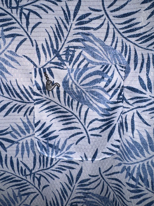 Pre Loved Toroy Leafy Printed Tee - Large