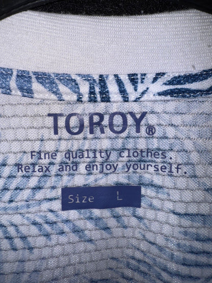Pre Loved Toroy Leafy Printed Tee - Large