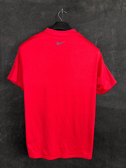 Nike Red Round Neck - Slim Large
