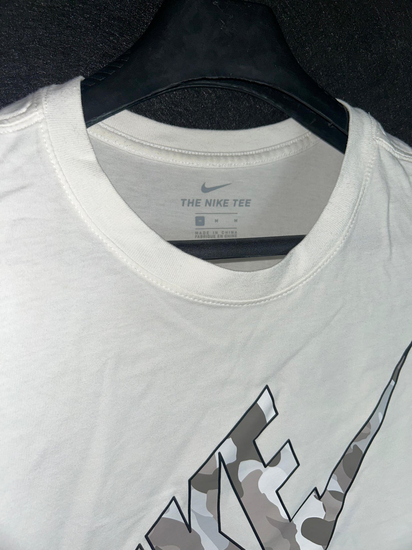 Nike White Big Logo - Medium