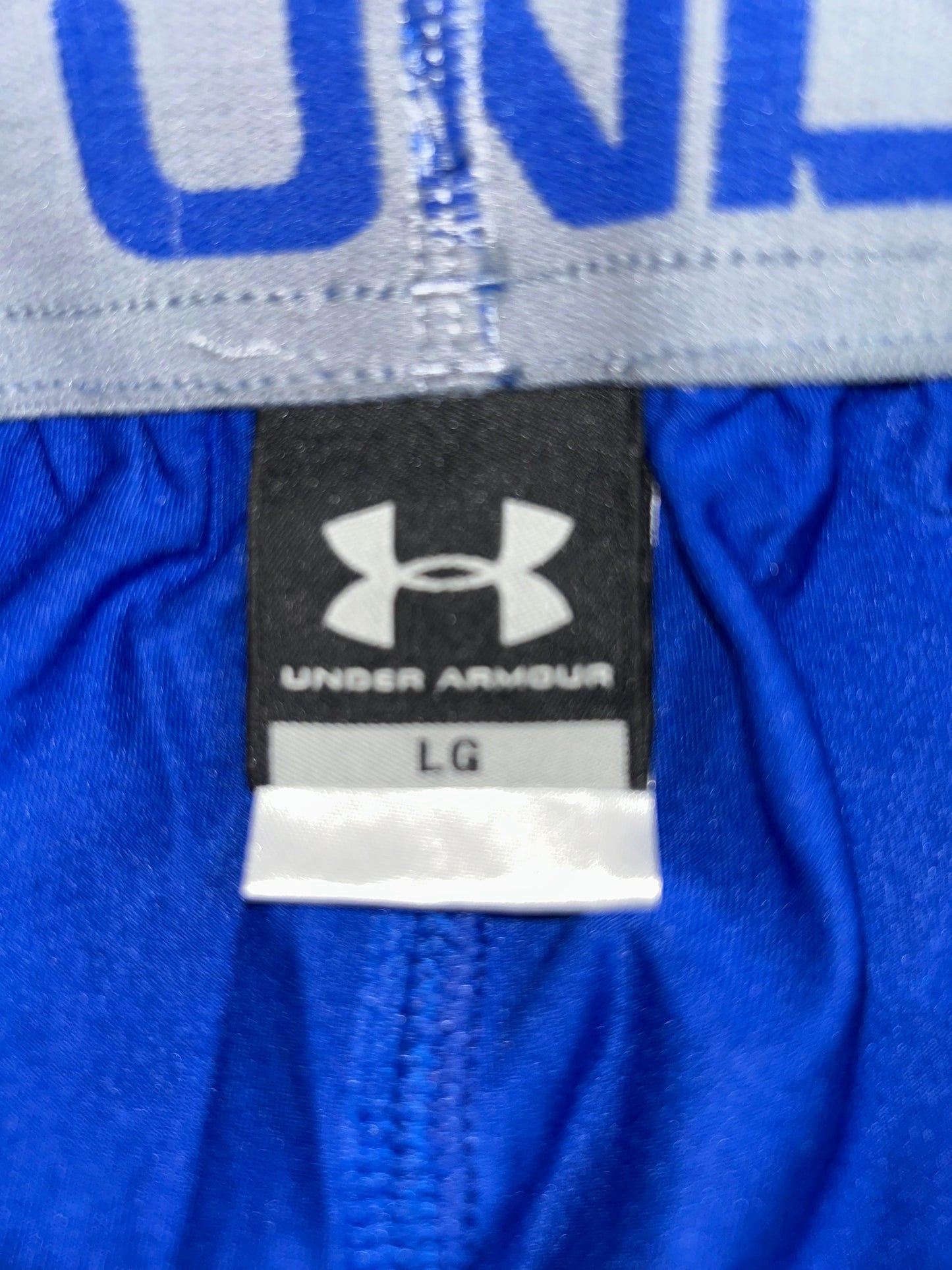 Under Armour Plain Blue Shorts - Large