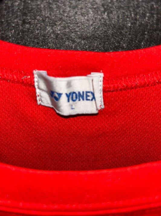 Yonex Red Round Neck - Large