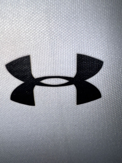 Under Armour White Polo  - Medium