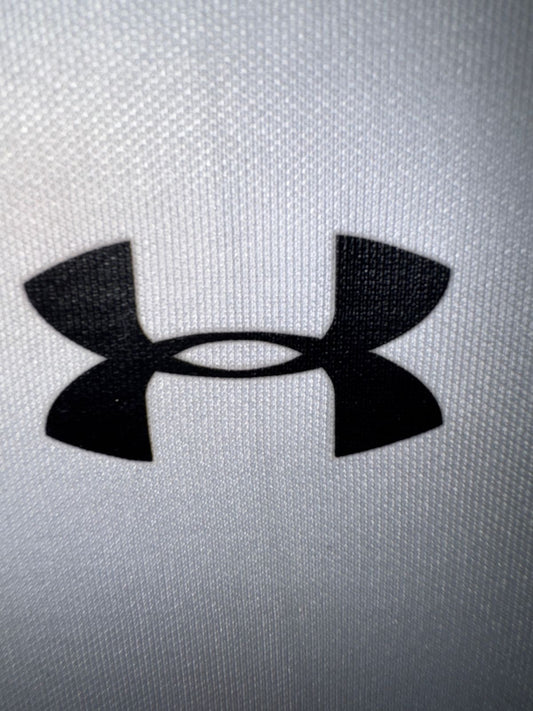 Under Armour White Polo  - Medium