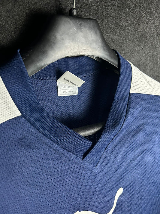 Puma Blue V Neck - Large