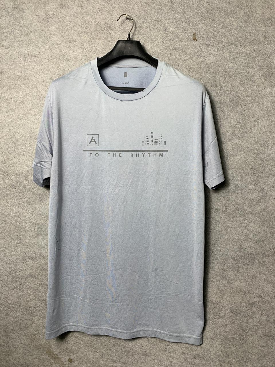 Grey Round Neck Tee  - XL
