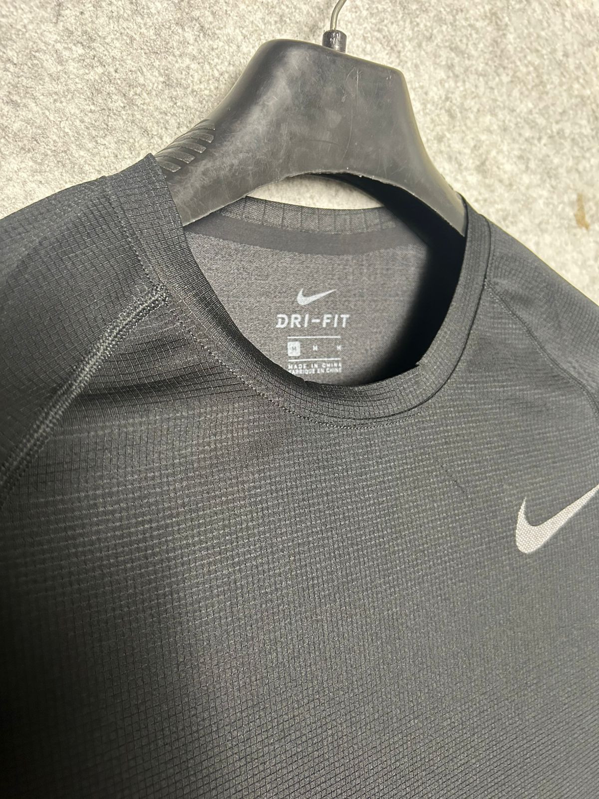 Nike Pro Black Round Neck Shirt - Medium