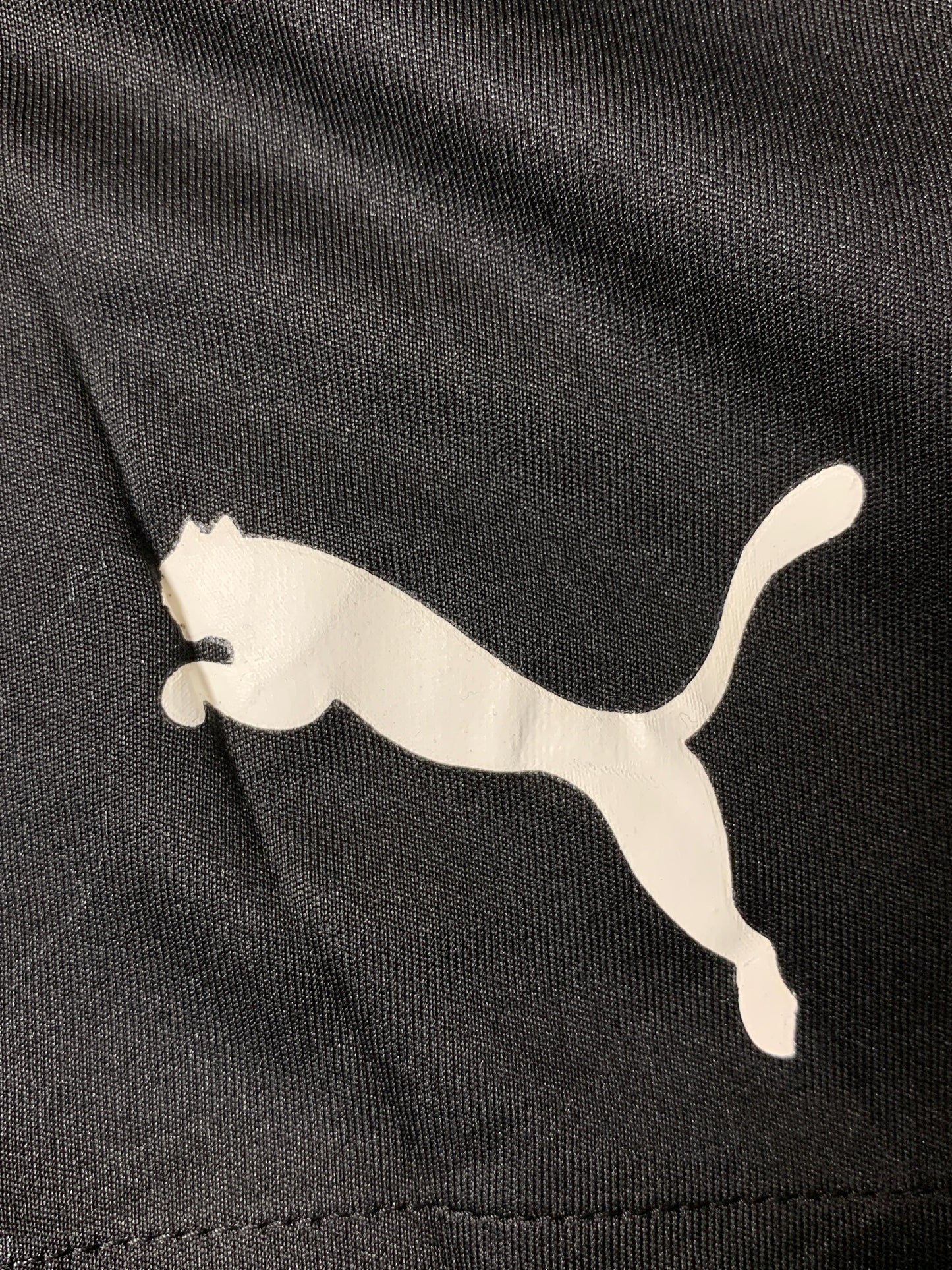 Puma Plain Black Shorts  - Large