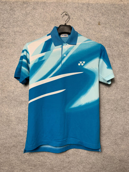 Yonex White/Blue Gradient Polo - Medium