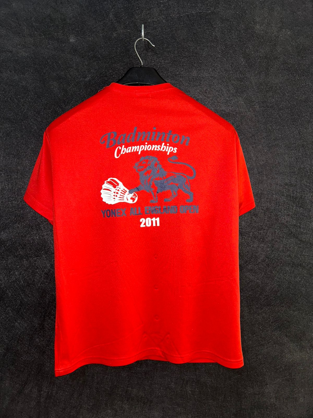 Yonex Red Round Neck - Large