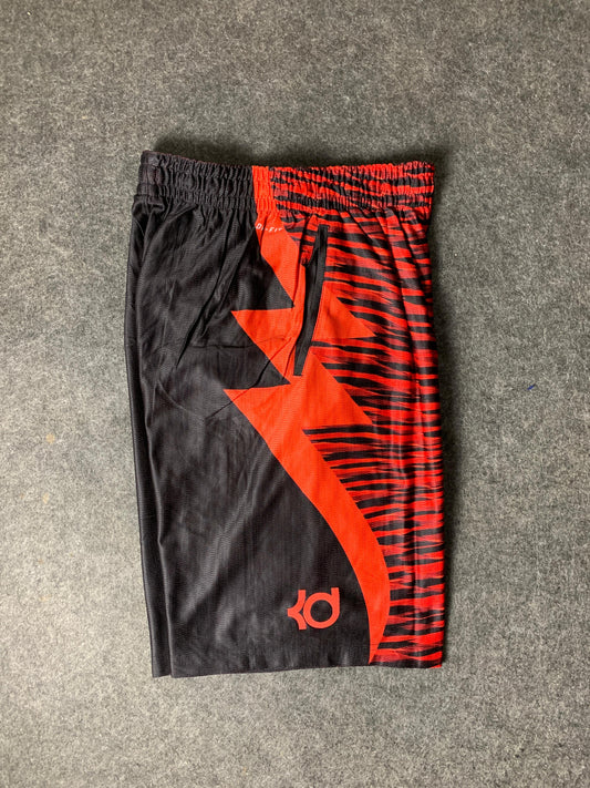 Nike Classy Red Black Shorts - Medium