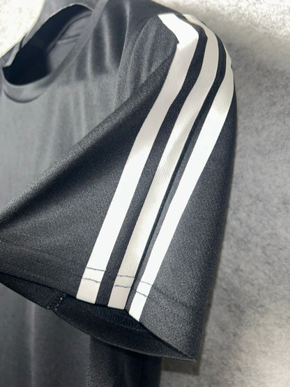 Adidas Plain Black Round Neck - Large