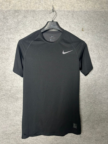 Nike Pro Black Round Neck Shirt - Medium