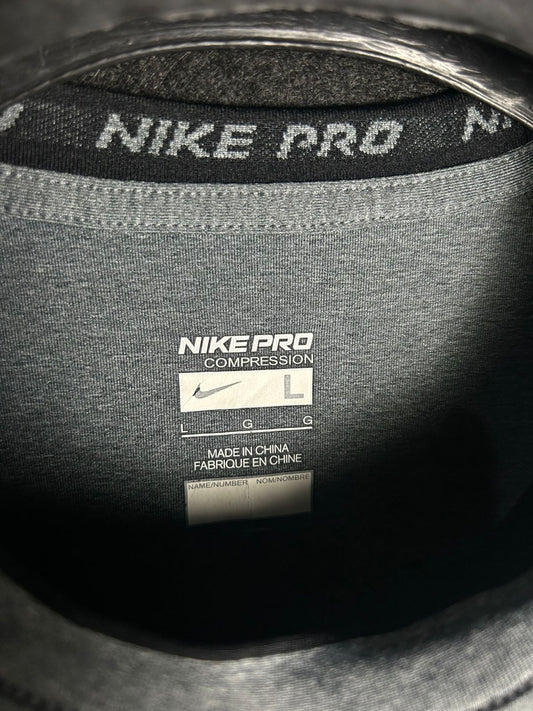 Nike Pro Grey Tee - Large
