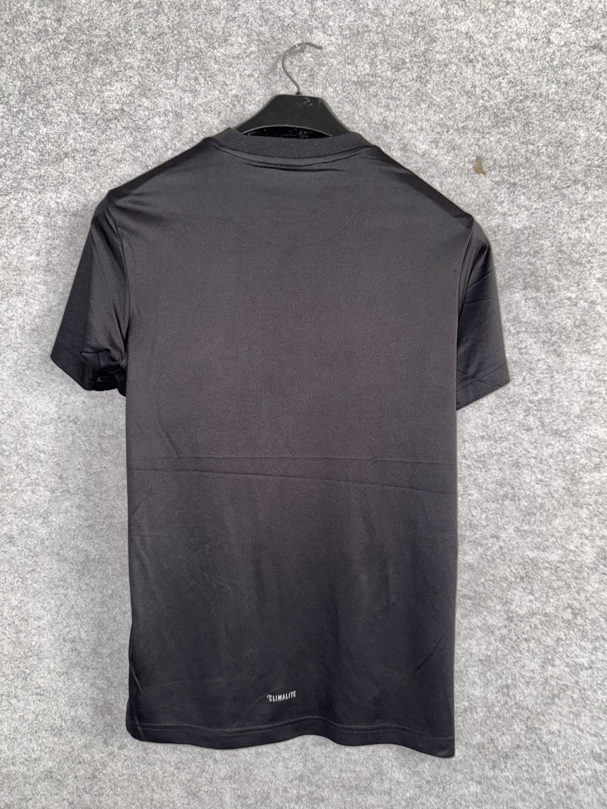 Adidas White Big Logo Shirt - Medium