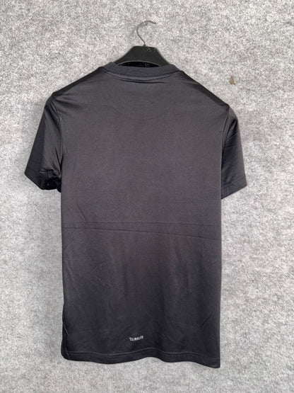 Adidas White Big Logo Shirt - Medium