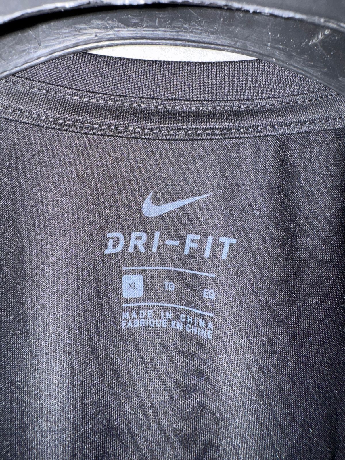 Nike Black Round Neck Shirt - Large