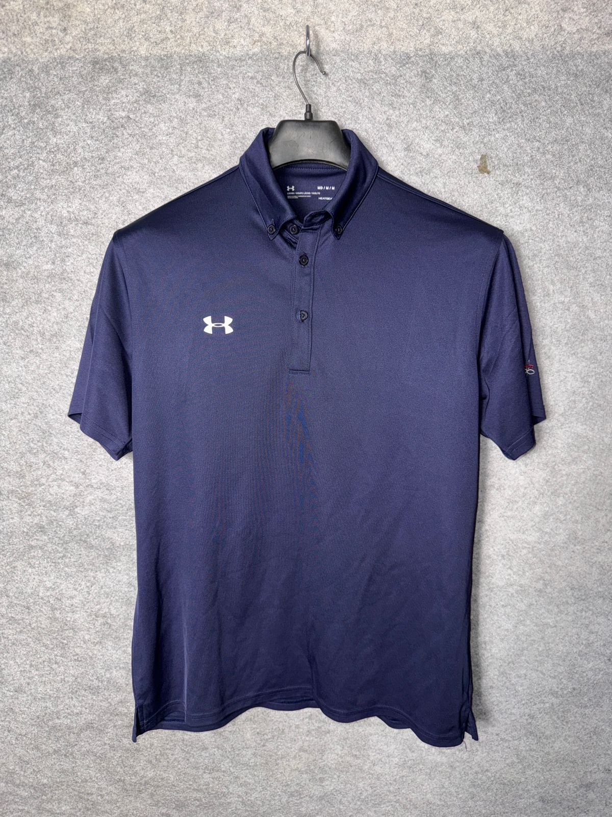 Under Armour Blue Polo - Medium