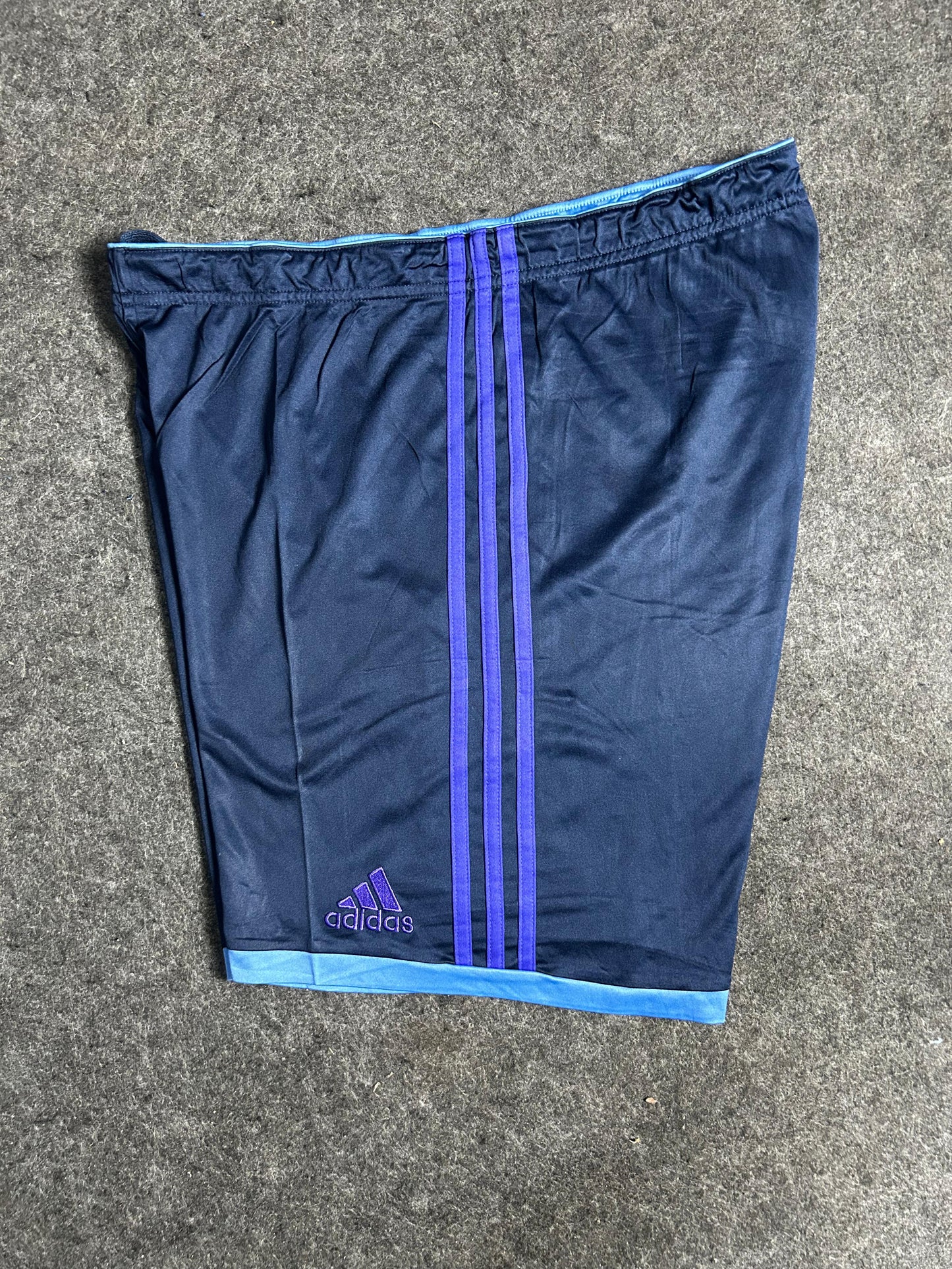 Adidas Purple Striped Shorts - XL