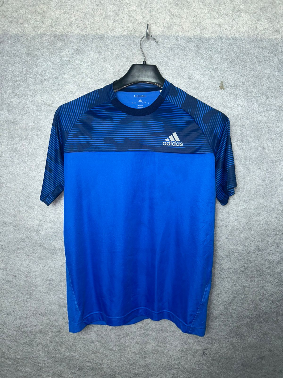 Adidas Blue Round Neck - Medium