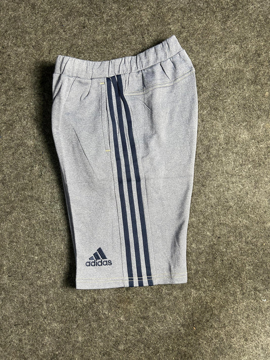 Adidas Black Striped Shorts - Small