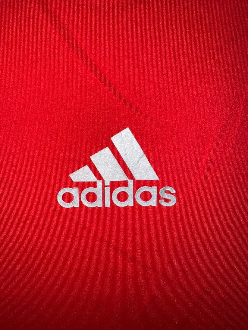 Pre Loved Adidas Red Drilltop - Large