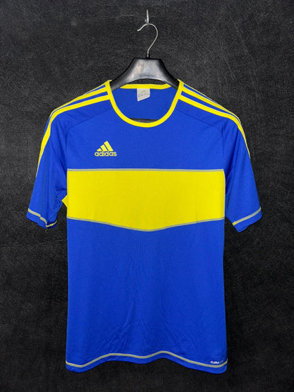 Adidas Climate Yellow Blue Tee - Large